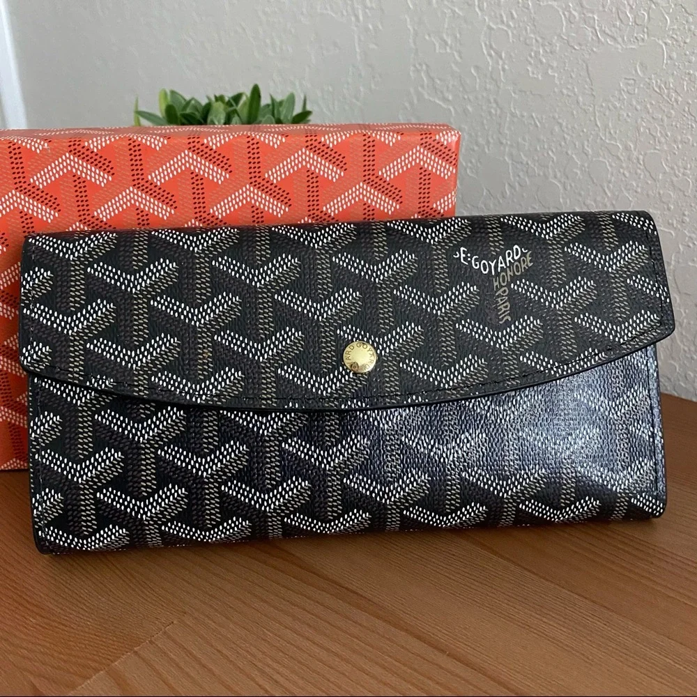 GOYARD LEATHER WALLET - Picture 1 of 5